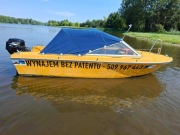 Łódka łódz motorowa vator lekka fotele sterociąg 