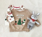 Bluza niemowlęca So Cute 74 bawełna Boże Narodzenie Święta 2 pack bluzy