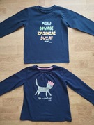 ENDO 2 x BLUZKA KOSZULKA KOTEK DO PRZEDSZKOLA SZKOŁY NA DZIEŃ KOTA R 110