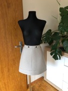 Topshop 14/42 spódnica eko skóra bezowa nity 