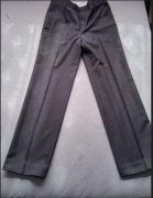 Męskie spodnie garniturowe z kieszeniami eleganckie rozmiar 182/86