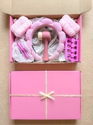 Zestaw prezentowy kosz świąteczny upominek box opaska spa kosmetyczna  