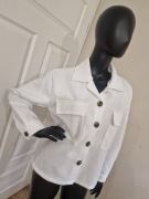 Kurtka koszulowa biała rozmiar uniwersalny HIT