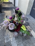 Ręcznie wykonany stroik nagrobny