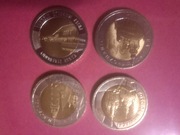 4 x 5 ZŁ - POZNAŃ, KOŚCIÓŁ MARIACKI, MOSZNA, KANAŁ