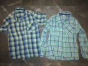 Koszule dla chłopca 2 szt  r. 122 