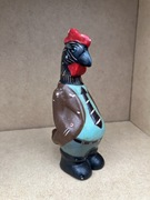 figurka ceramiczna KOGUCIK kogut w krawacie stary