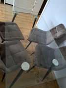 Stół szklany 80 na 140