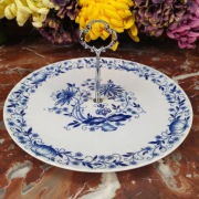 Ładna etażerka / patera - 26,5 cm - Wzór cebulowy - Retsch #1