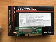 TECHNIC LAN_54 Mbps Wireless PCI Card_WIPR-3012