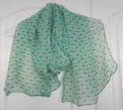 Sówki sowy ptaki ptaszki szalik szaliczek szal wiosenny letni wiosna lato