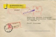 Poznań 3-9 - Koperty listów poleconych 1964-75
