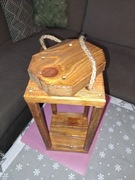 Lampion drewno drewniany