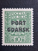 Port Gdańsk PG 18 x ** Wyd. przedrukowe gwar. i opis 1929r.