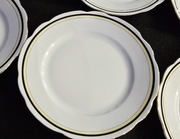 Talerze śniadaniowe 6 szt Ćmielów porcelana  prl retro vintage 