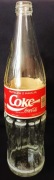 COCA-COLA, SZKLANA BUTELKA  Z NAKRĘTKĄ 1L, Z 1994 ROKU.