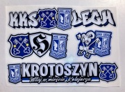 Vlepki Lech Poznań, arkusz, FC Krotoszyn + gratisy 