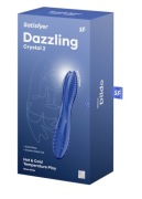 Szklane DILDO SATISFYER podwójny penis DAZZLING CRYSTAL 2