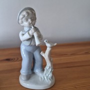 Figurka porcelanowa Grajek 