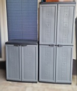 Zestaw Mebli Gospodarczych KETER/KIS JOLLY SET Szafa Wysoka Niska Dark Grey