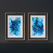 Pejzaż/abstrakcja, A3, dyptyk, 2 szt. Monika Seroka