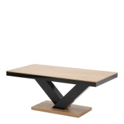 Ława do kawy mini czarna/dąb