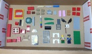 LEGO mieszane luźne elementy ludzik