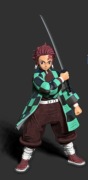 Figurka Tanjirou Kamado Demon Slayer