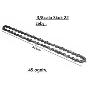 Łańcuch do piły elek. cięcie drewna . 3/8 cala. 30,5 cm.