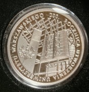 10 złotych 200 Rocznica Utworzenia  Uniwersytetu Warszawskiego