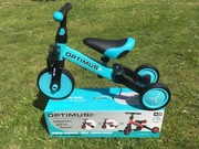 OPTIMUS 3w1 BLUE Milly Mally * jeździk rowerek dziecięcy trójkołowy biegowy