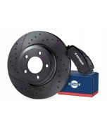 ROTINGER TARCZE RT 20196-GL T5 + KLOCKI Mercedes B180 W245 