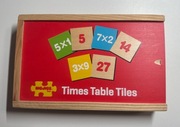 Tabliczka mnożenia kolorowe drewniane płytki  Bigjigs Toys BJ538