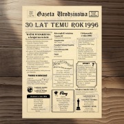 Prezent na 30 urodziny – Gazeta urodzinowa 30 – Kronika 1996 