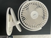 Wentylator biurkowy BERG na klips z wbudowanym akumulatorem