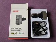 Ładowarka samochodowa Unitek 3 x USB Y-P530C