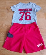 Zestaw koszulka i spodenki r. 128