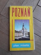 Mapa Poznań plan miasta 1983