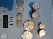 Sprzedam stare srebrne monety różne kraje pochodzenia xix i xx wiek 