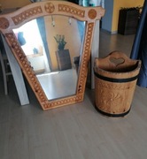 Lustro w stylu zakopiańskim, góralskim