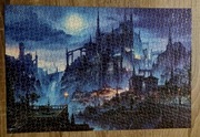 Castle in the Night - mini puzzle - 1000 elementów