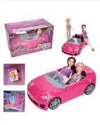 RÓŻOWY KABRIOLET I LALKI NA WYCIECZKI