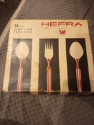 Elegancki komplet sztućców HEFRA – posrebrzane 29 szt. | klasyka na lata