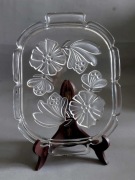 Mikasa Walther Glass Kryształowa taca z uchwytami 