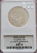 10 zł. 80 rocz. Odzysk. Niepodległości1998 Gcnpr70