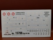 Bolt Action kalkomania german army Char b1 bis