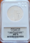 10 zl. Roman Rybarski  z 2019r. Pr 70 