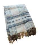 narzuta pled koc wełniany 100% wełna gramatura 380gr zdrowy 160x200 polski