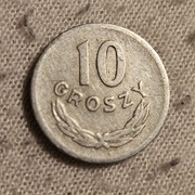 Moneta 10groszy z roku 1961
