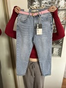 Nowe Jeansy M.Sara Mom Fit + paska